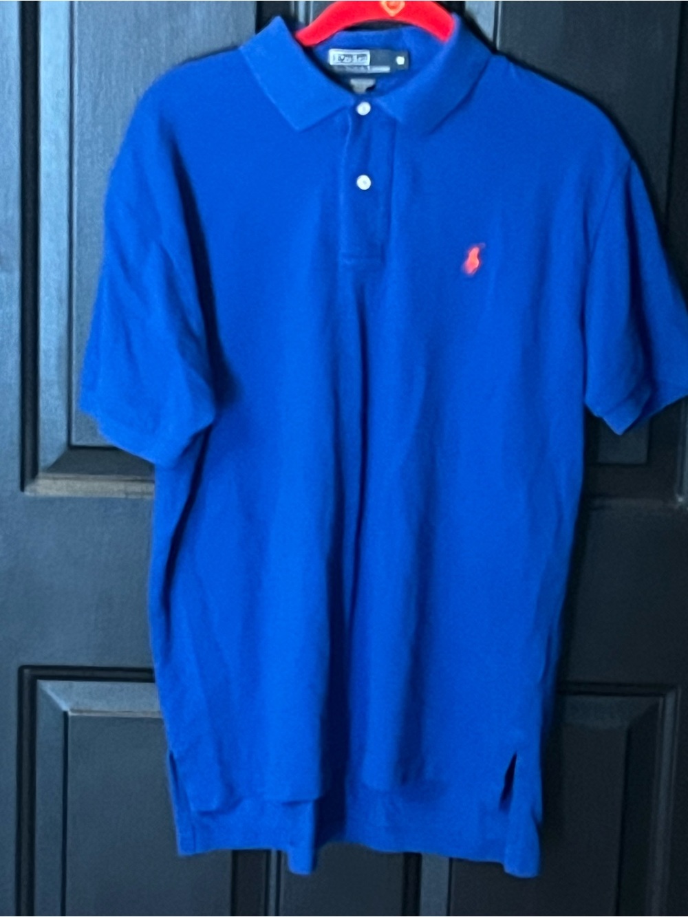 Ralph Lauren Royal Blue Polo with Pink Pony